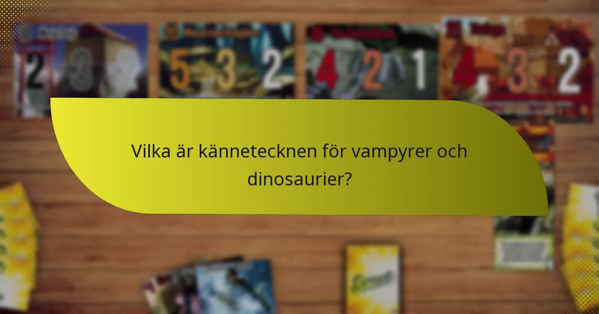 Hur står vampyr- och dinosauriekombinationen sig i jämförelse med andra karaktärskombinationer?