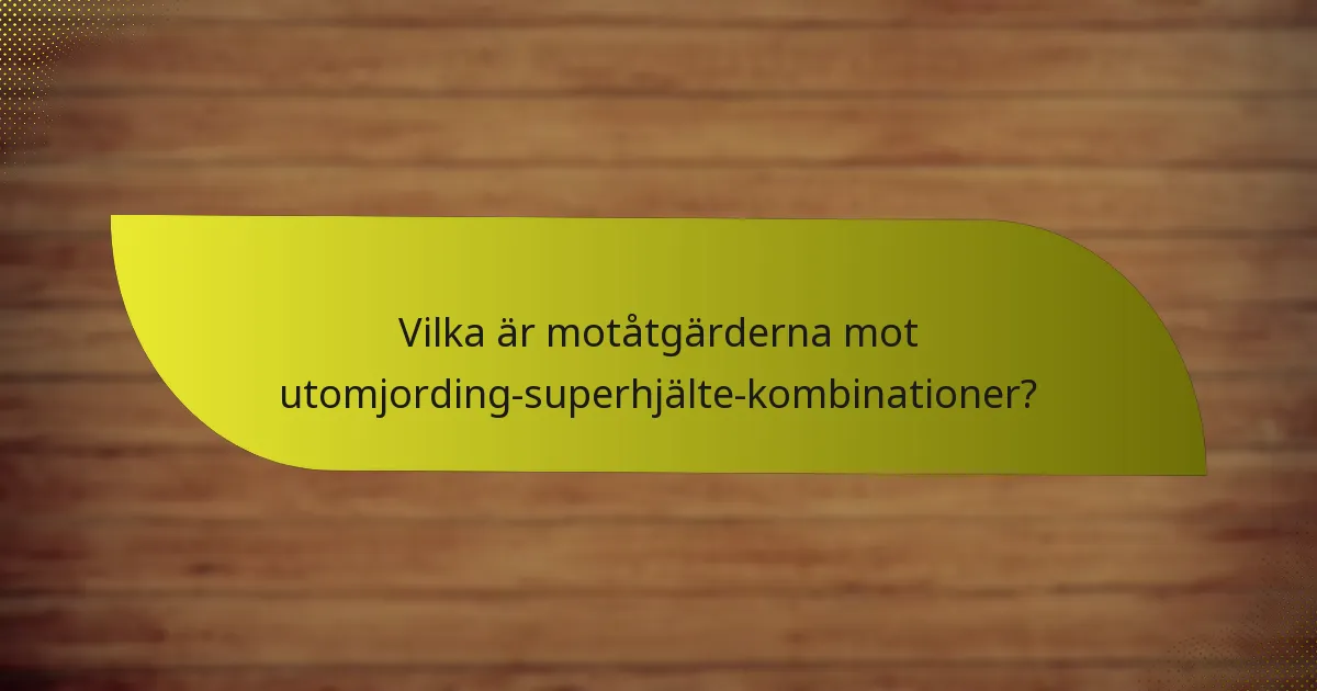 Vilka utomjordingar och superhjälte-kombinationer är de mest populära?