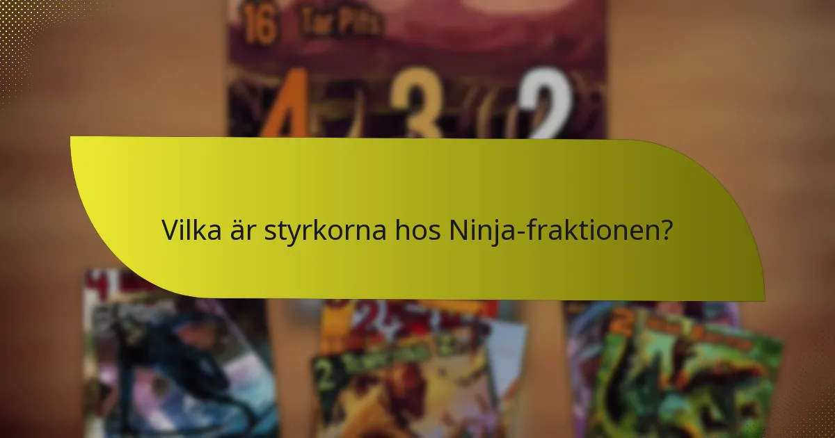 Hur jämför sig Ninja-fraktionen med andra fraktioner?